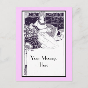 Cartão postal Vintage Art Deco