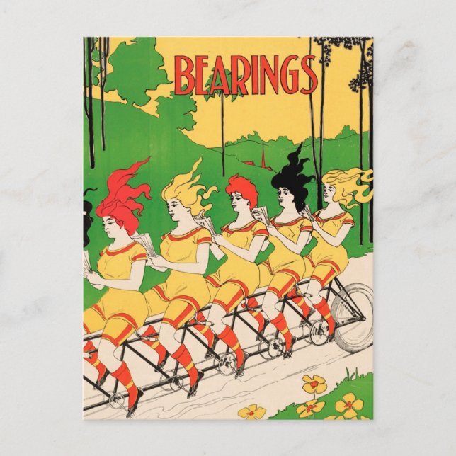 Cartão Postal Vintage: Arte Americana - (Frente)