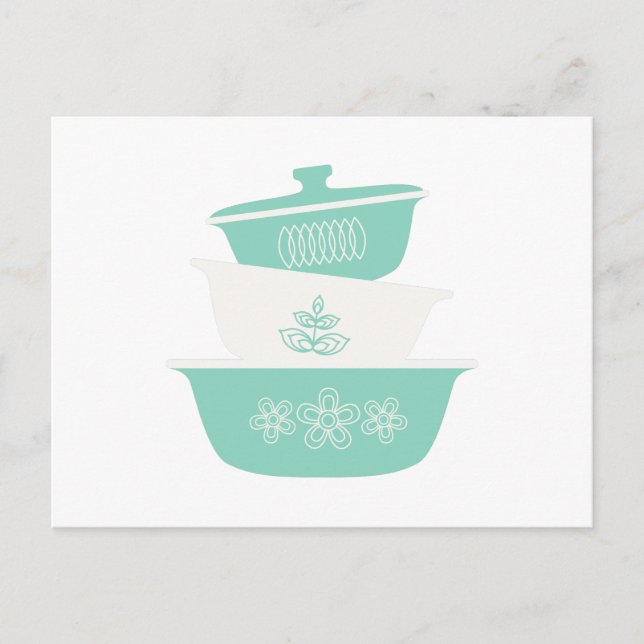 Cartão Postal Vintage Assar Ware (Frente)