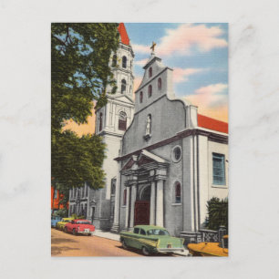 Cartão Postal Vintage Augustine Florida