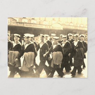 Cartão Postal Vintage Aussie Sailors