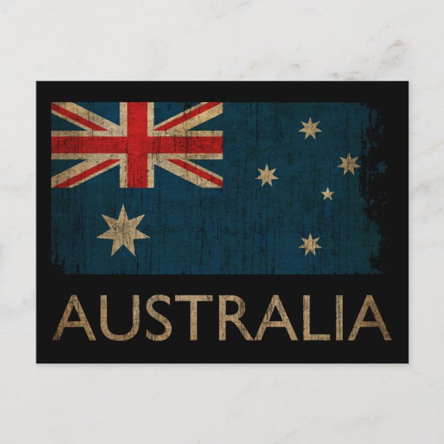 Cartão Postal Vintage Austrália (Frente)