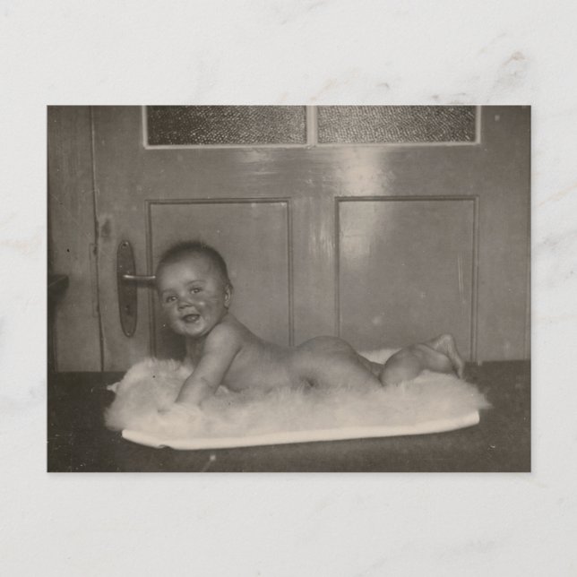 Cartão Postal Vintage Baby (Frente)