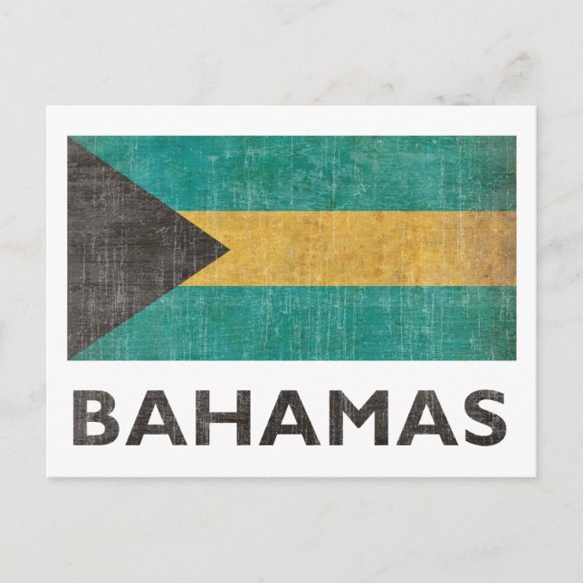 Cartão Postal Vintage Bahamas (Frente)
