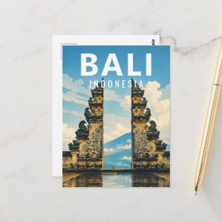 Cartão Postal Vintage Bali – Portão do Céu de Lemp