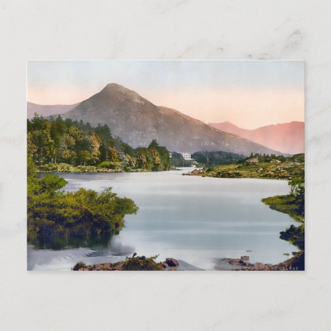 Cartão Postal Vintage Ballynahinch Castle Irlanda (Frente)