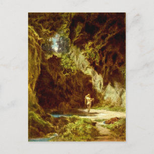 Cartão Postal Vintage-Banho Motivo