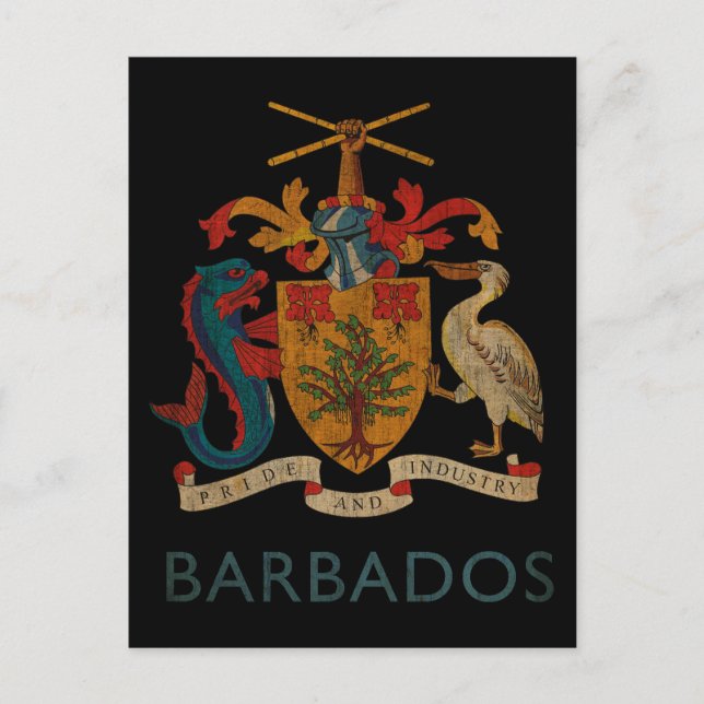 Cartão Postal Vintage Barbados (Frente)