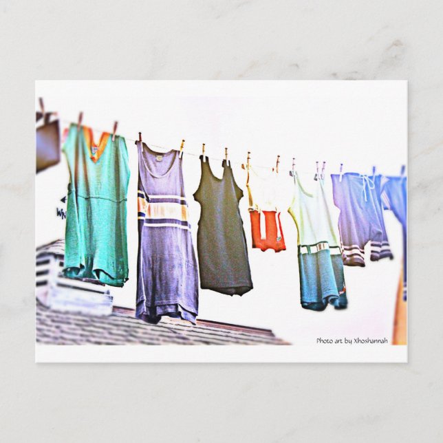 Cartão Postal Vintage Bathing (Frente)