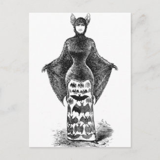 Cartão Postal Vintage BatLady Image