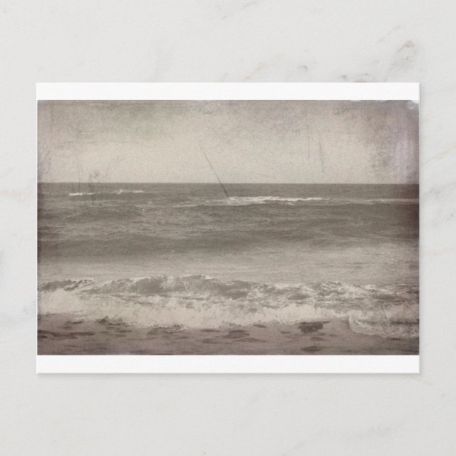 Cartão Postal Vintage Beach (Frente)