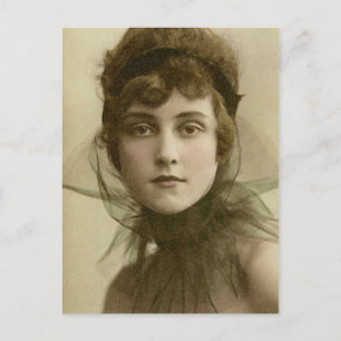 Cartão Postal Vintage Beauty
