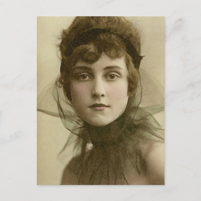 Cartão Postal Vintage Beauty (Frente)