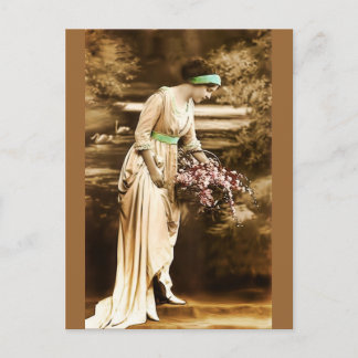 Cartão Postal Vintage Beauty VII