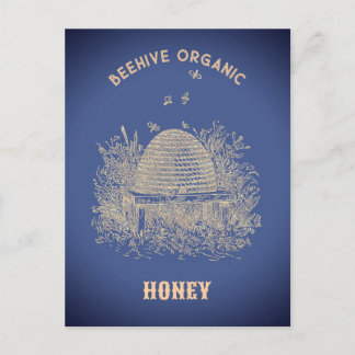 Cartão Postal Vintage Beehive 