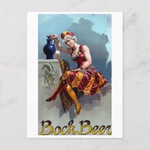 Cartão Postal Vintage Beer poster