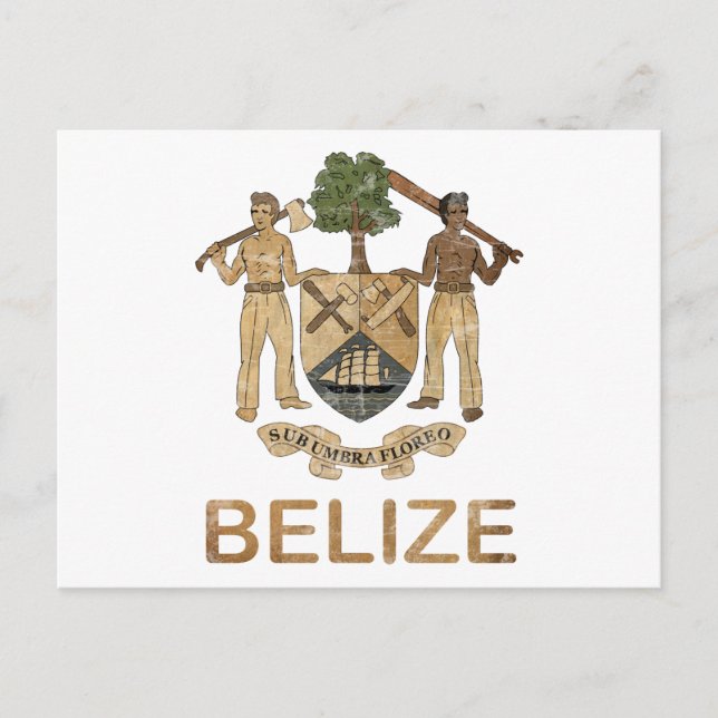 Cartão Postal Vintage Belize (Frente)