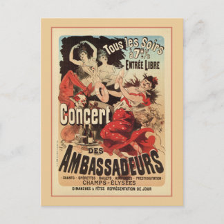 Cartão Postal Vintage belle époque Paris