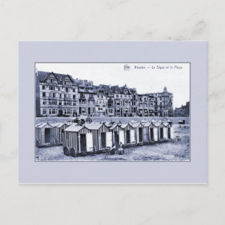 Cartão Postal Vintage belle epoque sea resort and Beach