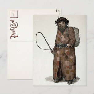 Cartão postal vintage Belsnickel