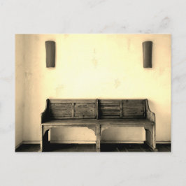 Cartão Postal Vintage Bench