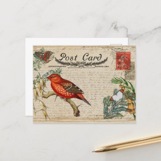 Cartão postal Vintage Bird