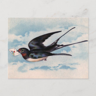 Cartão postal Vintage Bird