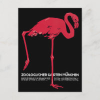 Vintage Birds, Pink Flamingo