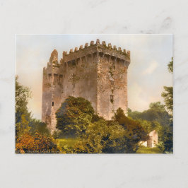 Cartão Postal Vintage Blarney Castle Irlanda