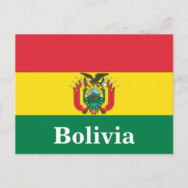 Cartão Postal Vintage Bolivia Viagem Turismo (Frente)