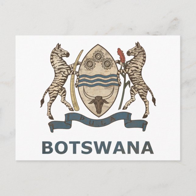 Cartão Postal Vintage Botswana (Frente)