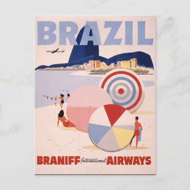 Cartão Postal Vintage Brazil (Frente)