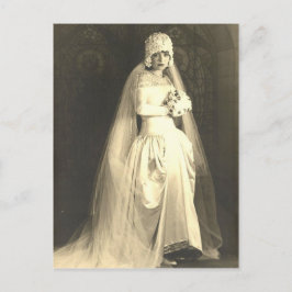 Cartão Postal Vintage Bride