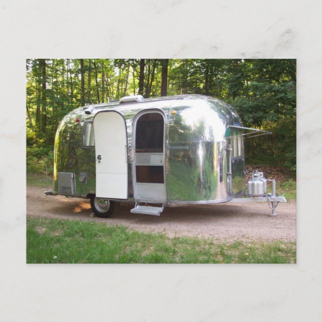 Cartão postal Vintage brilhante alumínio AS carave (Frente)