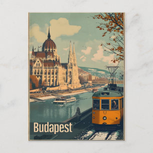 Cartão Postal Vintage Budapest