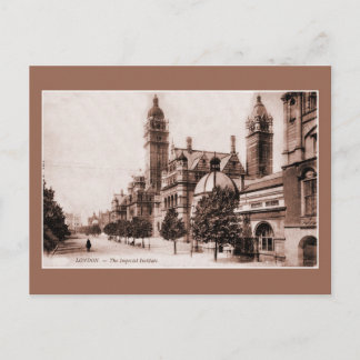 Cartão Postal Vintage ca 1895 London The Imperial Institute
