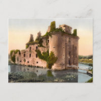 Vintage Caerlaverock Castle Scotland
