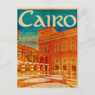 Cartão postal Vintage Cairo Viagem