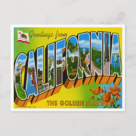 Cartão postal Vintage California