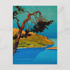 Cartão Postal Vintage California Coast Viagem