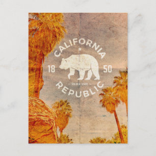 Cartão postal Vintage California Viagem