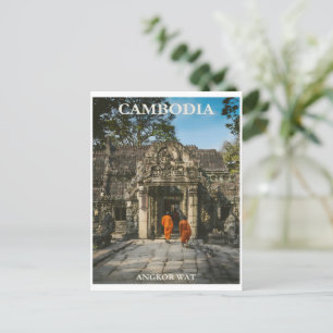 Cartão Postal Vintage Camboja poster