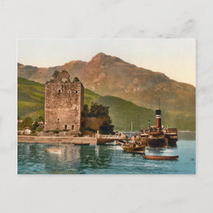 Cartão Postal Vintage Carrick Castle Scotland