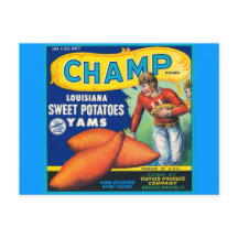 Vintage Champ Marca Doces Batatas