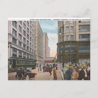 Cartão Postal Vintage Chicago
