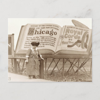 Cartão Postal Vintage Chicago Billboard