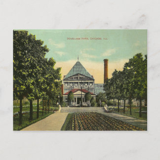 Cartão Postal Vintage Chicago Park