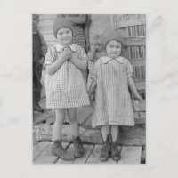 Cartão postal Vintage Children