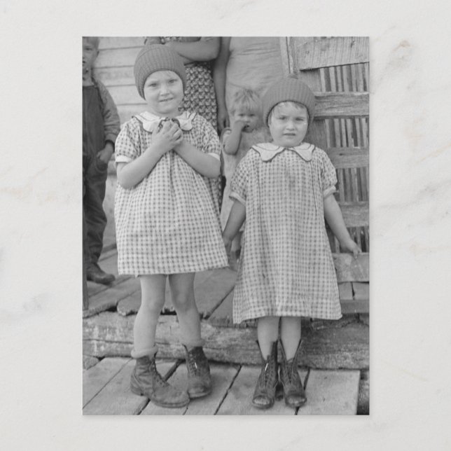 Cartão postal Vintage Children (Frente)