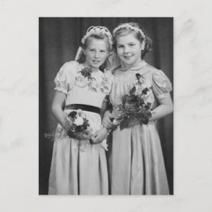 Cartão postal Vintage Children